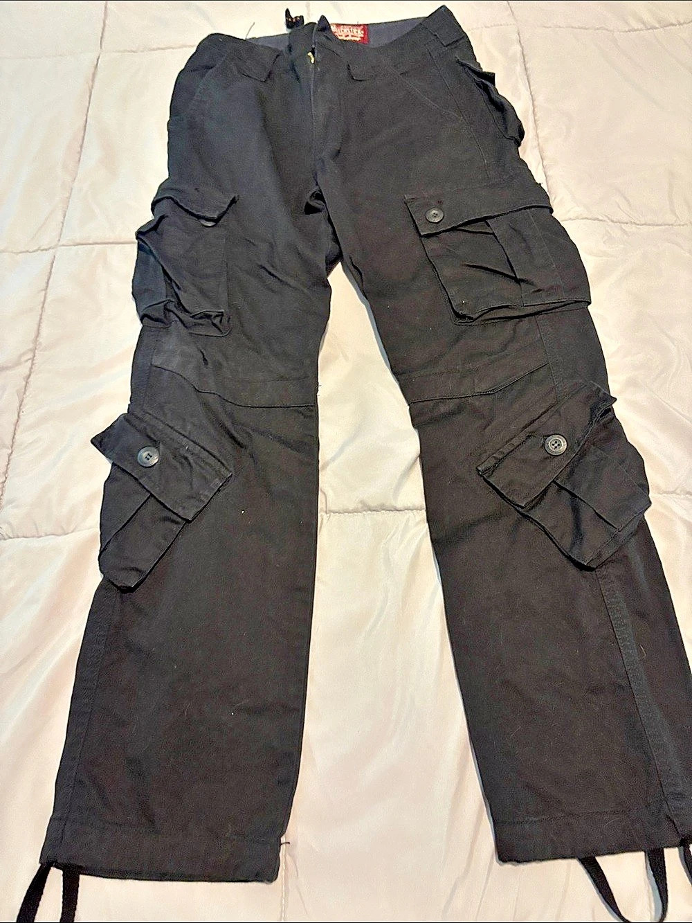 Matchstick Men's Black Cargo Pants